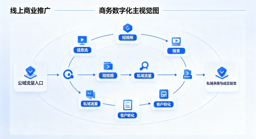 薛城区线上商业推广怎么做？全域流量闭环搭建与低成本转化实战指南
